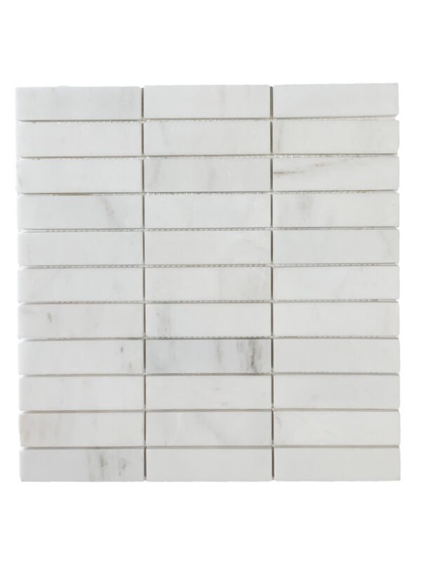 1″x4″ Bianco Oro Stacked Honed