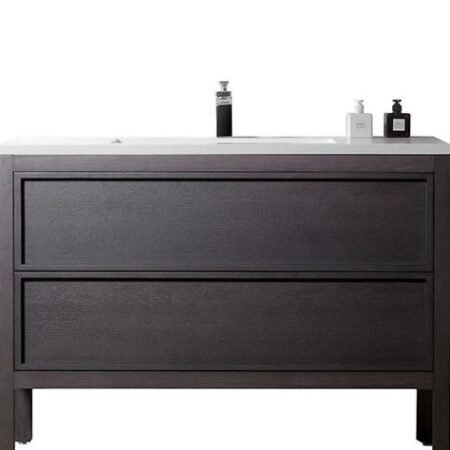 Annecy 48” Charcoal Oak Free Standing Modern Bathroom Vanity