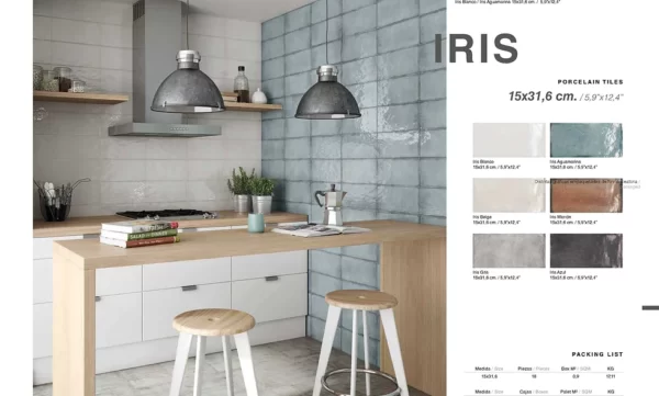 Iris Serie Subway Tile 6×12