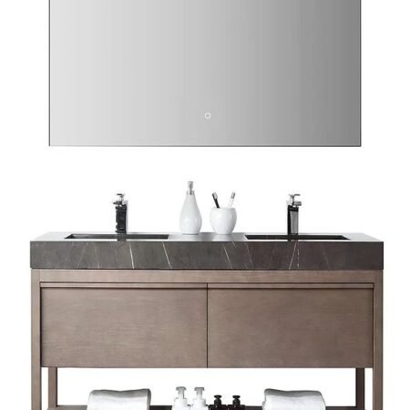 Bibury 48” Chestnut Oak Free Standing Modern Bathroom Vanity