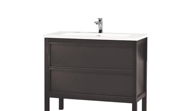 Annecy 36” Charcoal Oak Free Standing Modern Bathroom Vanity